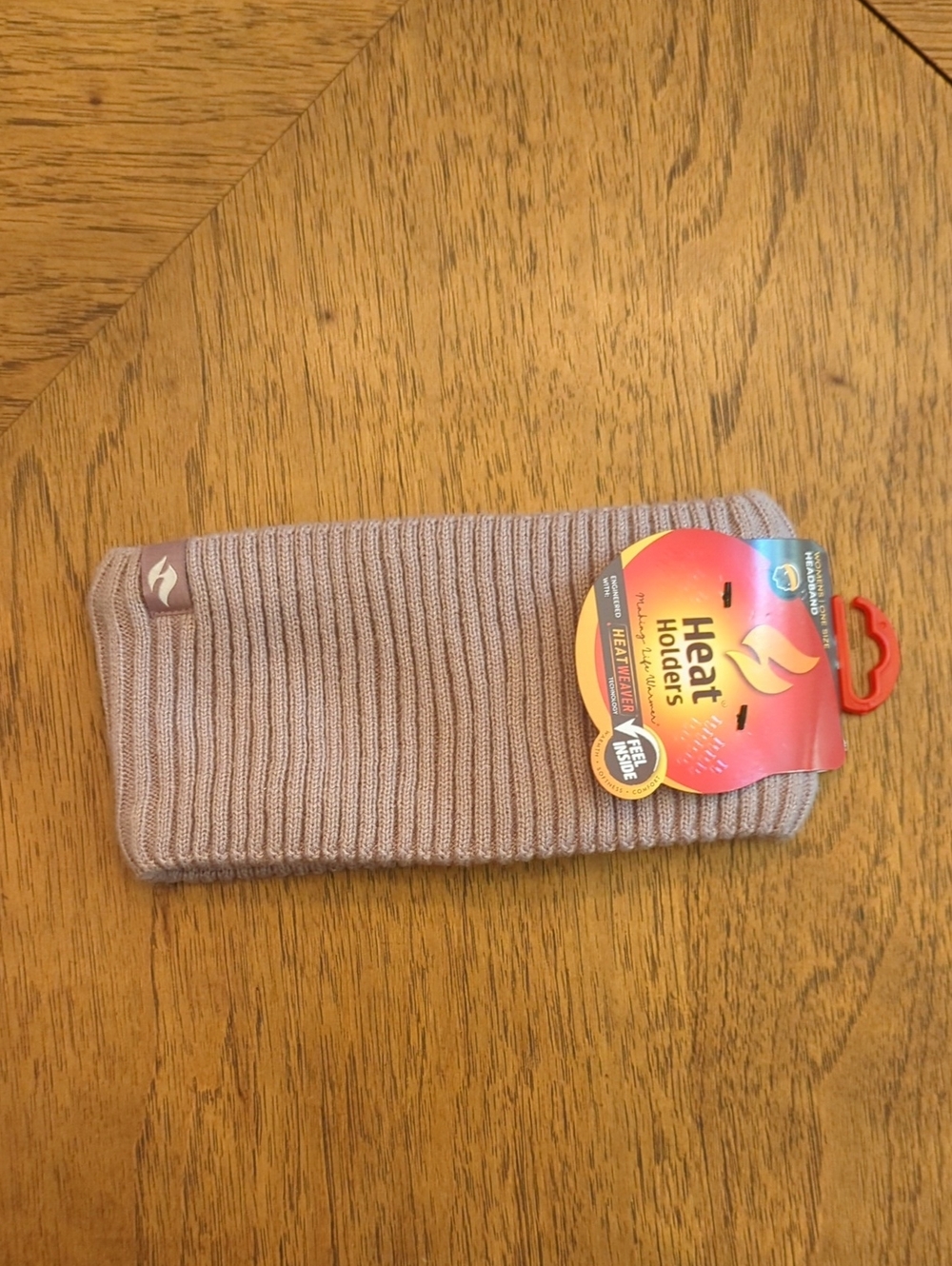 Heat Holders Ribbed Knit Lilac Headband NWT